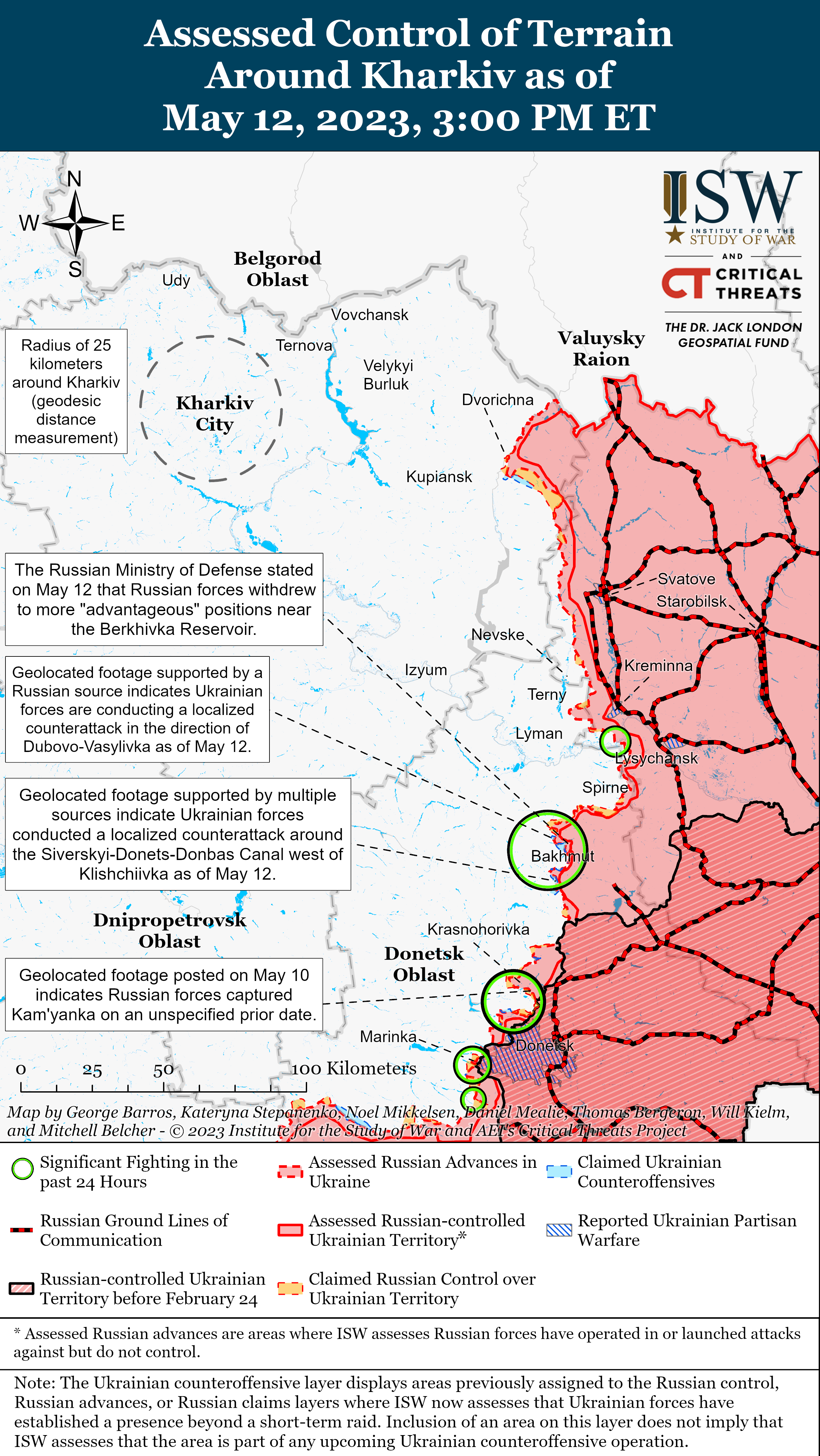 ISW Blog: Russian Offensive Campaign Assessment, May 12, 2023